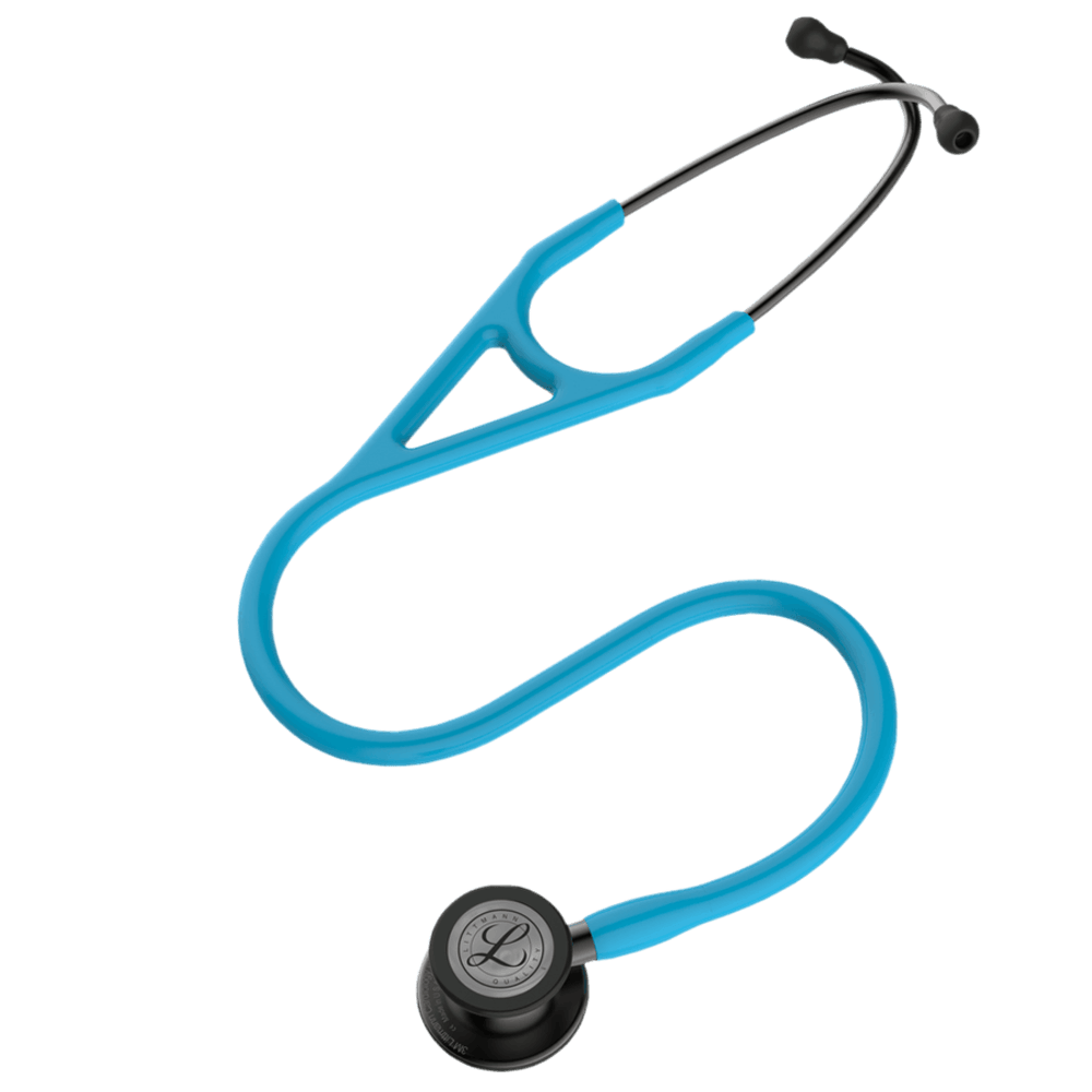 Estetoscópio Cardiology IV Adulto Azul Turquesa Smoke Littmann dormed